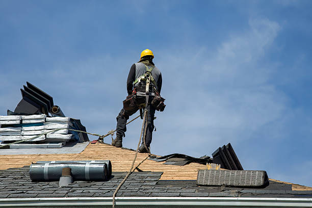 Professional Metal Roofing technician working in Quinebaug, CT